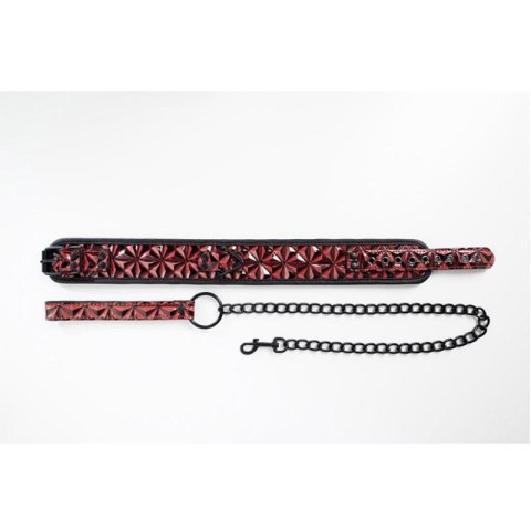 Collar with detachable leash