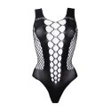 Contrast Fence Net Teddy - One Size
