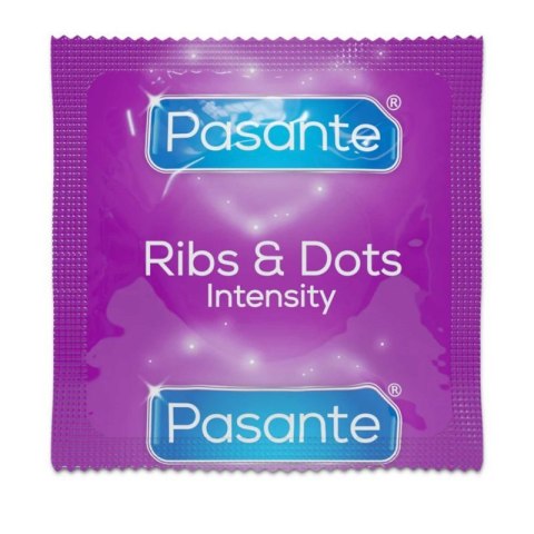 Pasante Ribs & Dots/Intensity Condoms Bulk Packs 144 pcs
