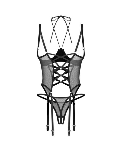 Dominna gorset i stringi otwarte 2XL/3XL
