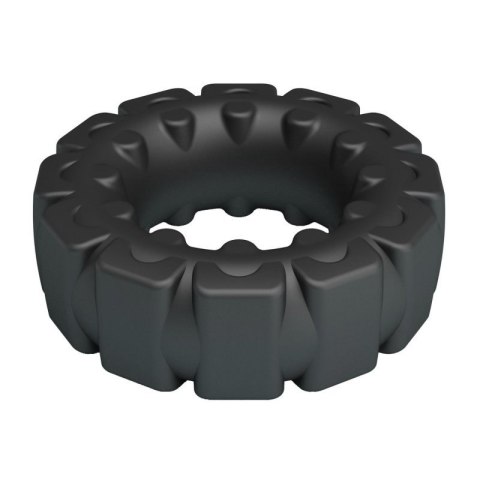 Crazy Bull Laiden Super Soft Silicone Cock Ring - Black