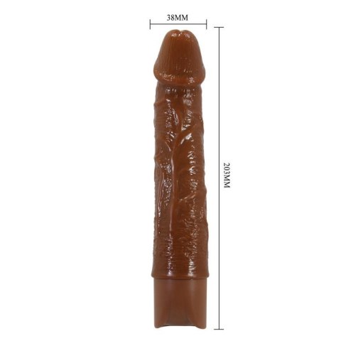 Pretty Love Osric Realistic Vibrating Dildo (Brown Edition)