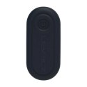Remote Control Beaded Vibrating Silicone Anal Plug - Black