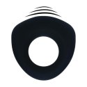 Sealed Liquid Silicone Vibrating Cockring - Black