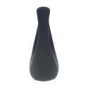 Vibrating Liquid Silicone Cock and Ball Ring - Black