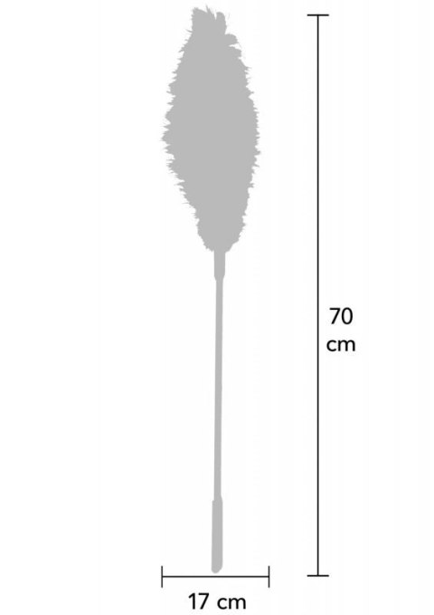 Double Feather Tickler Black