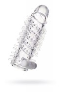 Sleeve TOYFA A-Toys Fril, with vibro bullet, TPR, transparent, 13,4 cm