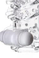 Sleeve TOYFA A-Toys Fril, with vibro bullet, TPR, transparent, 13,4 cm
