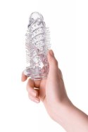 Sleeve TOYFA A-Toys Fril, with vibro bullet, TPR, transparent, 13,4 cm