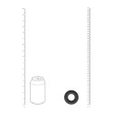 Liquid Silicone Cockring - M - Black