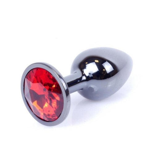 MyLove Toys - Jewellery Dark Silver PLUG- Red