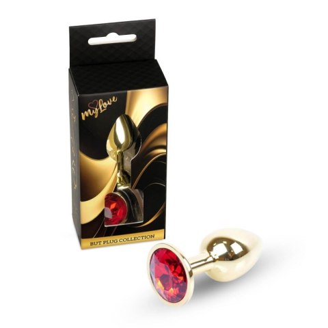 MyLove Toys - Jewellery Gold PLUG- Red