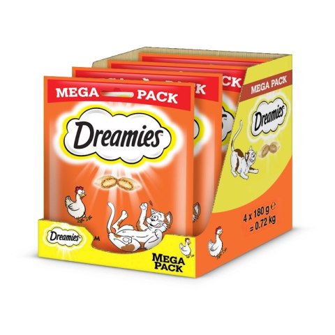 DREAMIES Przysmak Dla Kota Z Kurczakiem 4x180g