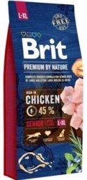 Brit Premium By Nature Senior L+XL Z Kurczakiem 15kg