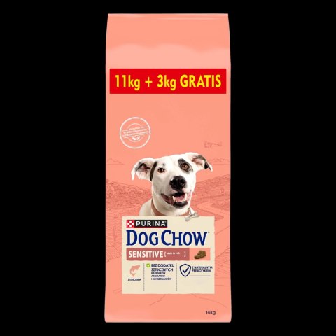 Purina Dog Chow Sensitive Adult Z Łososiem 14kg