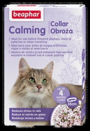 BEAPHAR Calming Collar Obroża Antystresowa Dla Kotów 35 cm