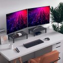 Podstawka pod monitor laptop MULING czarna