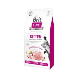 Brit Care Cat Grain-Free Kitten Healthy Growth & Development Z Kurczakiem I Indykiem 2kg