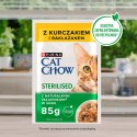 Purina Cat Chow Sterilised Karma Z Kurczakiem I Bakłażanem W Sosie 85g