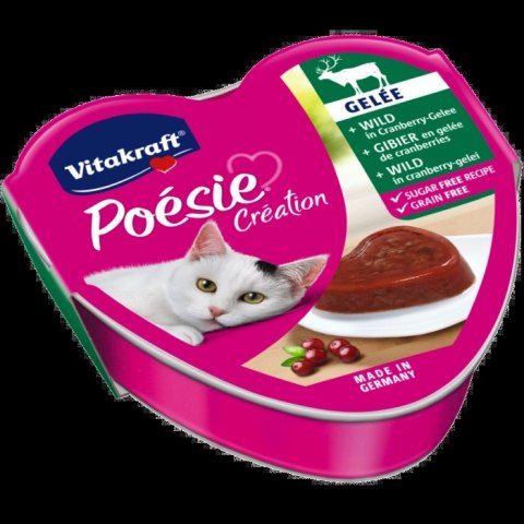 Vitakraft Poesie Karma Dla Kota Dziczyzna Z Żurawiną 85g