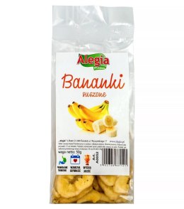 ALEGIA Przysmak Banany Suszone 50g