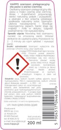 Bros Happs Szampon Pielęgnacyjny Dla Psów O Sierści Ciemnej 200ml