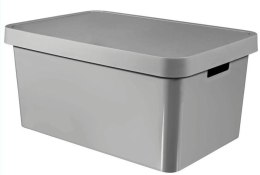 Curver Infinity Pojemnik Z Przykrywką Szary 45l