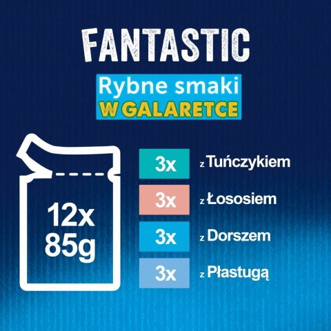 Felix Fantastic Rybne Smaki W Galaretce 12x85g