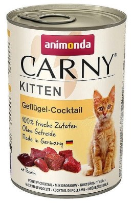 Animonda Cat Carny Kitten Koktajl Drobiowy 400g