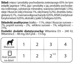 Dolina Noteci Premium Karma Dla Psów Małych Ras Junior Bogata W Żołądki Jagnięce 185g
