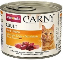 Animonda Cat Carny Adult Wołowina I Kurczak 200g