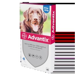 Bayer Advantix Krople Na Kleszcze I Pchły 4x4ml