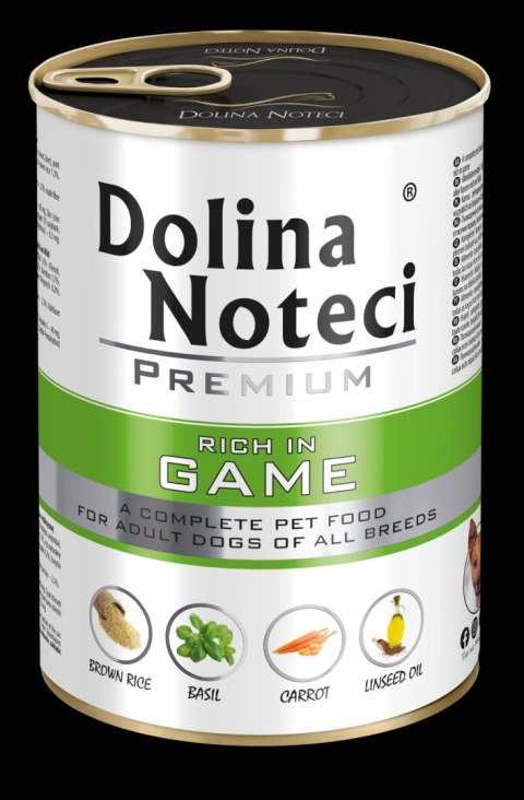 Dolina Noteci Premium Bogata W Dziczyznę 400g