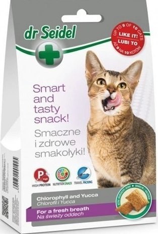 Laboratorium DermaPharm Dr Seidel Smakołyki Na Świeży Oddech Dla Kota 50g