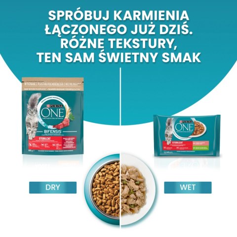 Purina One Cat Sterilcat Karma Z Wołowiną Dla Kota 1,5kg