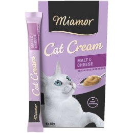 Miamor Pasta Malt Cream z serem 6x15g