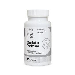 Lab-v Geriato Optimum Wspomaganie Zdrowia Seniorów Dla Psów I Kotów 45 Kapsułek