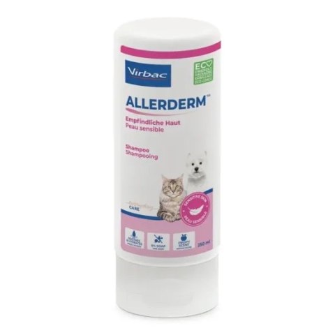 Virbac Allerderm Szampon Dla Psów I Kotów Do Skóry Wrażliwej 250ml