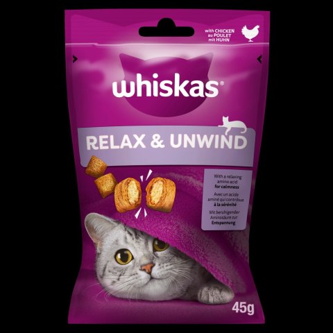 Whiskas Relaks i Odprężenie z kurczakiem 45g