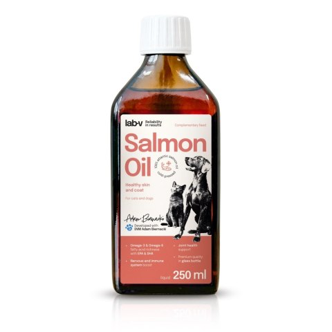 Lab-v Olej Z Łososia 100% Dla Psa i Kota 250ml