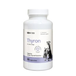 Lab-v Thyron - Wsparcie Prawidłowej Pracy Tarczycy dla Psów i Kotów 90 Kapsułek