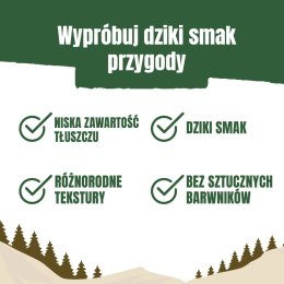 Purini Adventuros Nuggets Karma dla psów Dziki Smak Dzika 90g