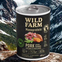 WILD FARM Monoprotein Pork 400g - hipoalergiczna karma dla psa