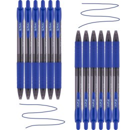 Długopis Żelowy HERLITZ SMOOTHY Niebieski - 12 szt.