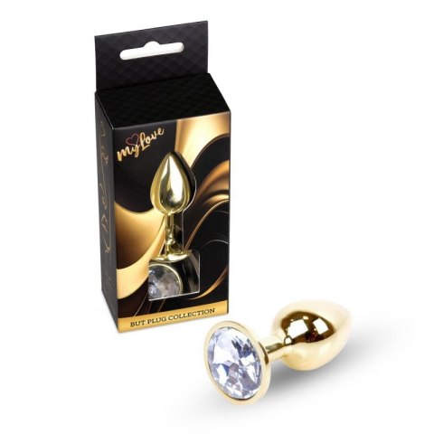MyLove Toys - Jewellery Gold PLUG- Clear