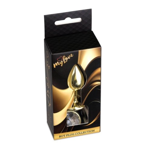 MyLove Toys - Jewellery Gold PLUG- Clear