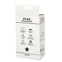 Star Collection - Pink Silicone Anal Plug L - Pink Stone