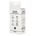 Star Collection - Silver Metal Anal Plug S - Pink Stone
