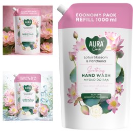 AURA Care Mydło Do Rąk Uzupełniające Kwiat Lotosu i Pantenol 1000 ml AHW-002-007