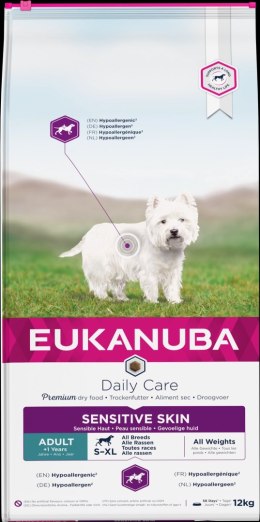 Eukanuba Daily Care Adult Sensitive Skin 12kg